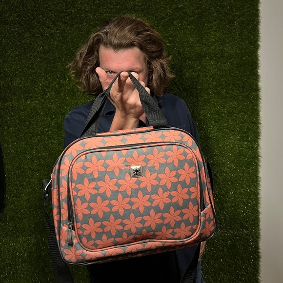 Skyline Mod Floral Carry On Travel Bag - Picture 3 of 16